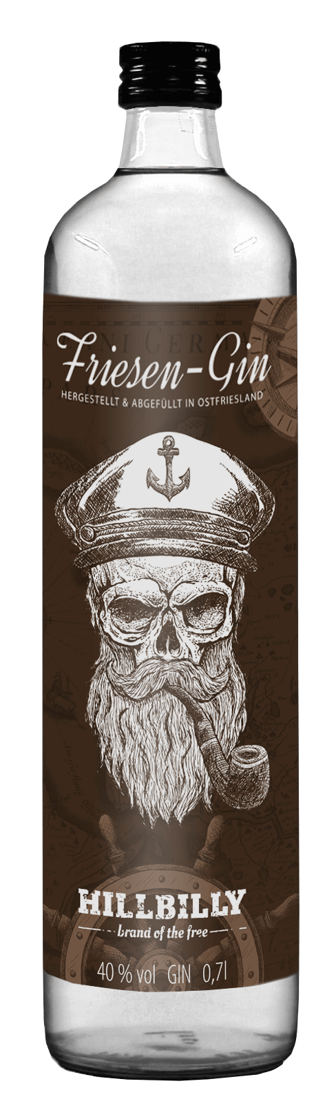 4251562900277-Gin-HILLBILLY-Original-Friesen-Gin-0-70L-Flasche-Freisteller-IMG_8109 HILLBILLY Friesen-Gin • 40%vol. • 700ml