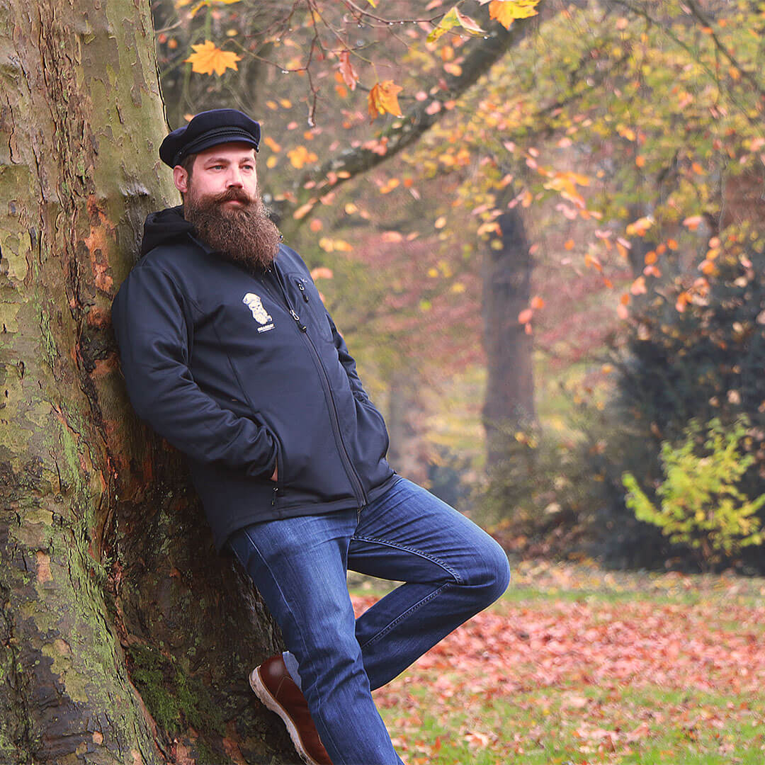 Mens_Thermofleece-Jacke_HILLBILLY_SkullCaptain-black_IMG_5450 Thermofleecejacke Jesper Unisex - HILLBILLY SkullCaptain Edition